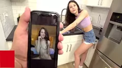 Play Stepbrother Helps His Petite Stepsister Liz Jordan Out with Her Hard Sex Needs